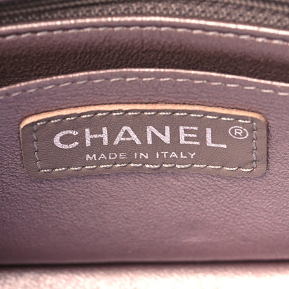 Chanel Metallic Lambskin Quilted Mini Rectangular Flap Light Silver 5 of 8