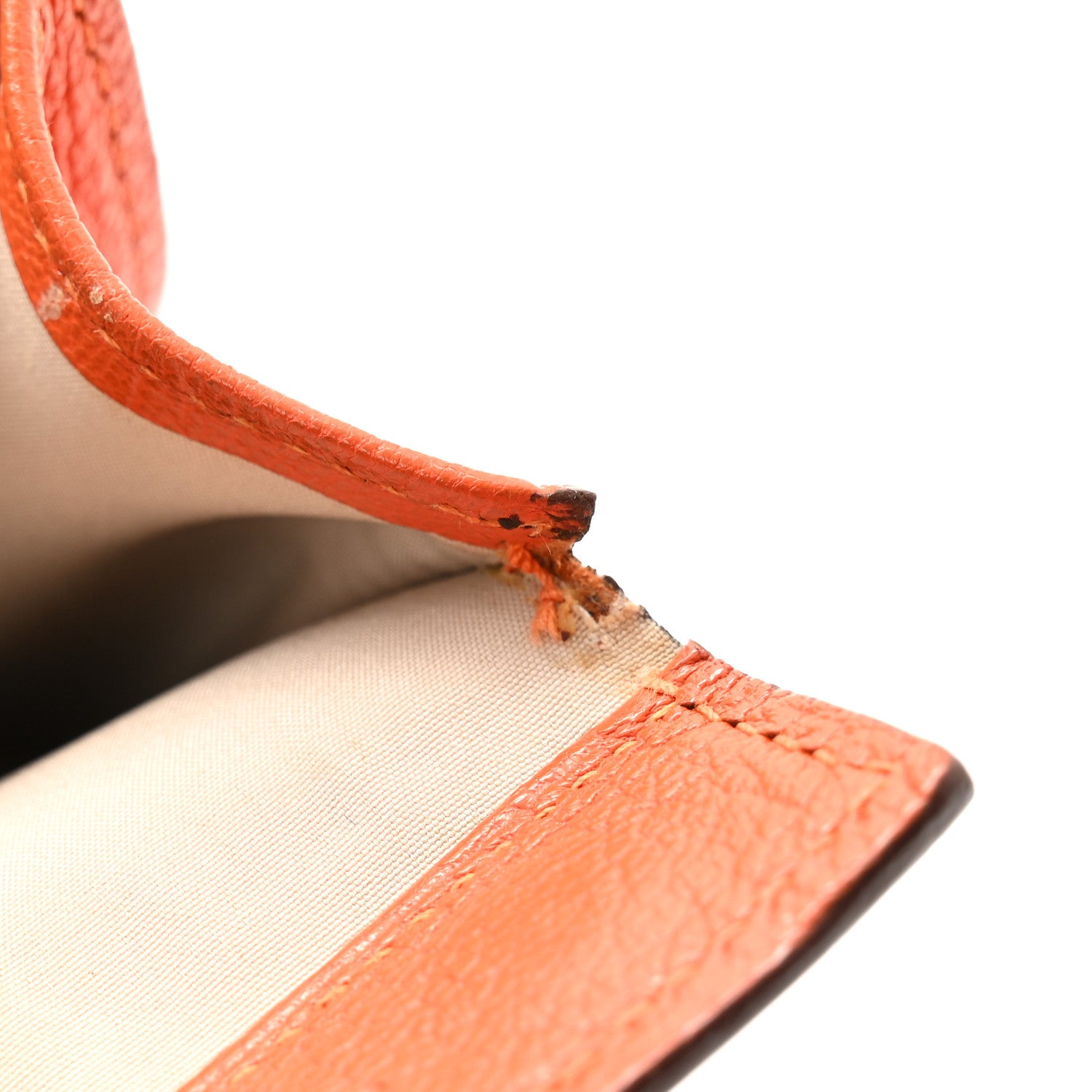 Hermes Chèvre Mysore Karo GM Orange 7 of 12