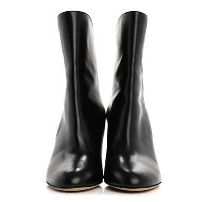 Jimmy Choo Calfskin Karter 85 Booties 37.5 Black 3 of 8