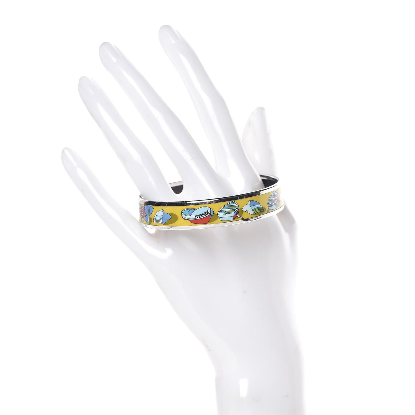 Enamel Printed Narrow Thalassa Boats Bracelet 65
