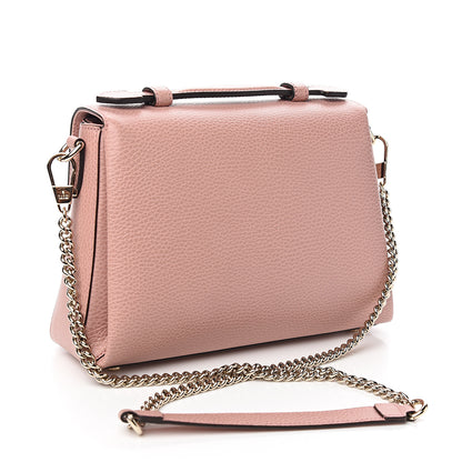 Gucci Dollar Calfskin Interlocking G Top Handle Shoulder Bag Soft Pink 2 of 9