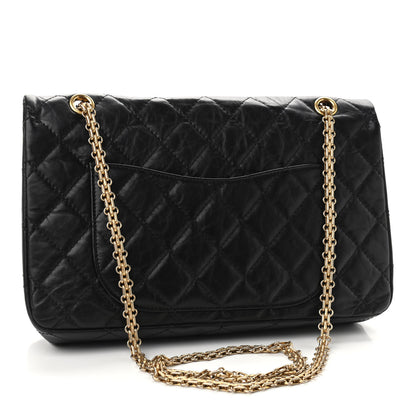 Chanel Aged Calfskin Quilted 2.55 Reissue 227 Flap Black 3 of 9