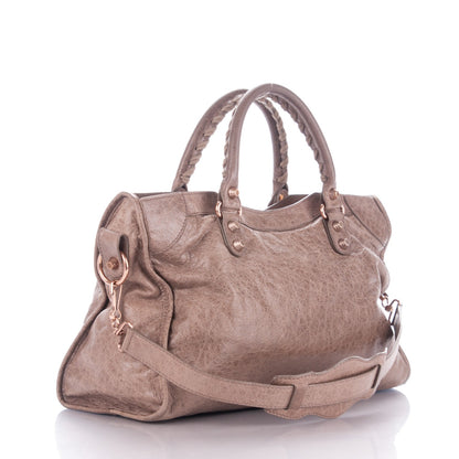 Balenciaga Agneau Giant 12 Rose Gold Hardware City Gris Poivre 3 of 8
