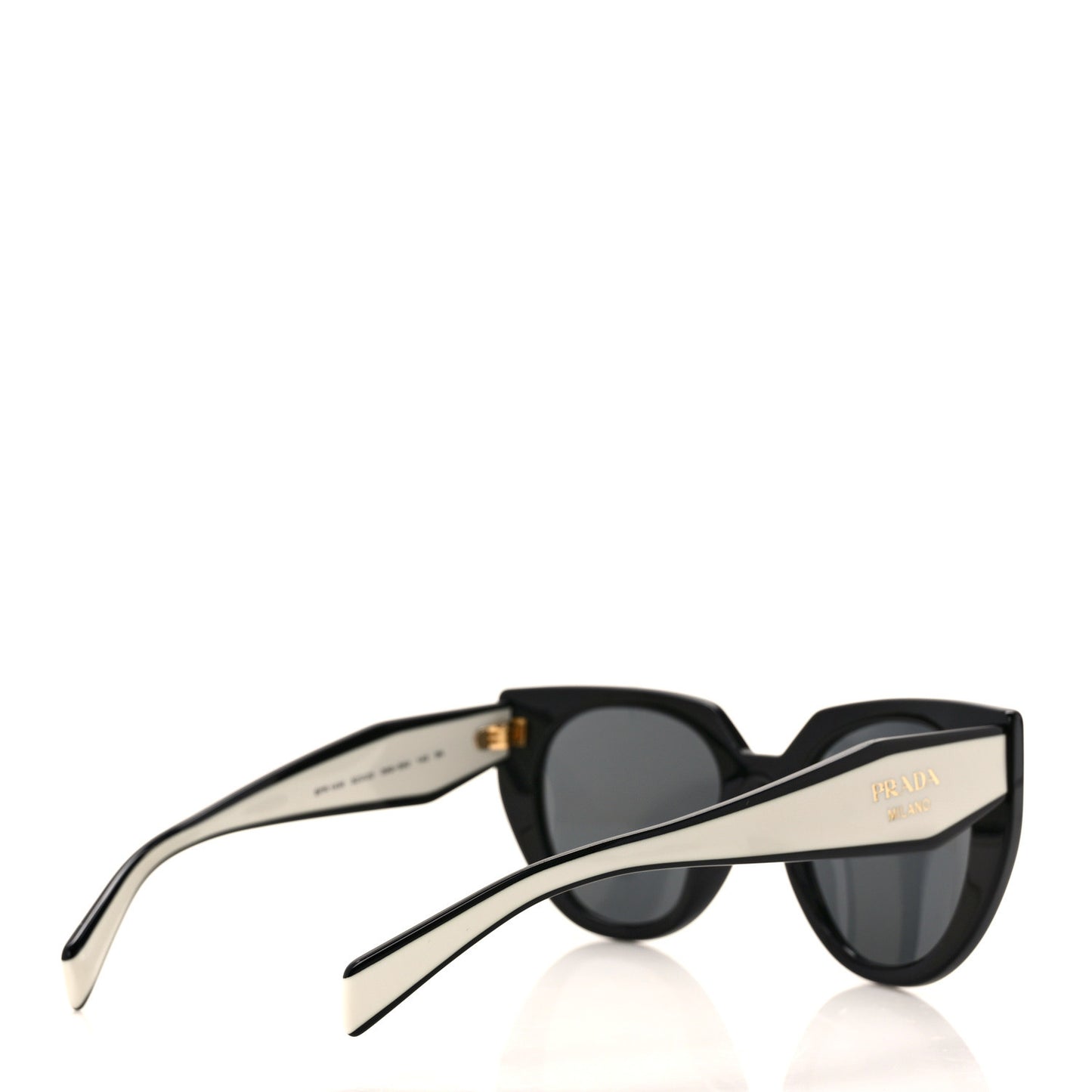 Acetate Sunglasses SPR 14W Black White