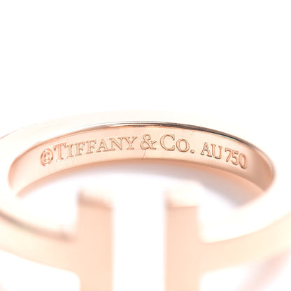 Tiffany 18K Rose Gold T Square Ring 49 5 5 of 5