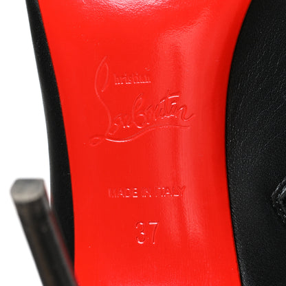 Christian Louboutin Calfskin Kate 100 Over the Knee Boots 37 Black 6 of 7
