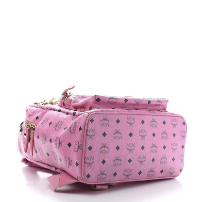 MCM Visetos Studded Medium Stark M Backpack Pink 3 of 18