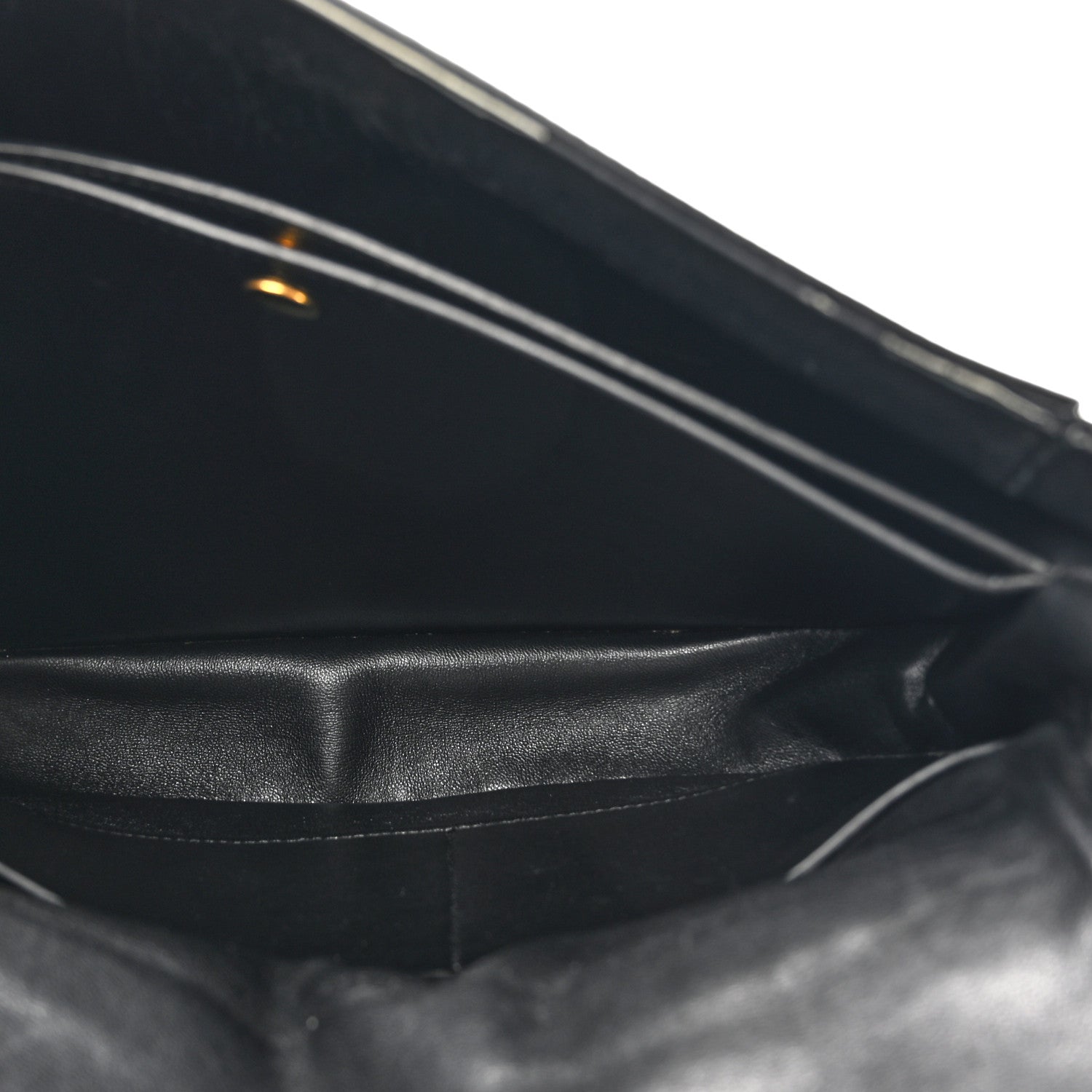 Celine Grained Calfskin Large Trotteur Black 6 of 14