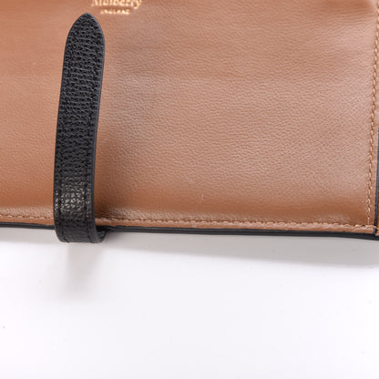Mulberry Cross Grain Calfskin Tree Long Wallet Black 6 of 10