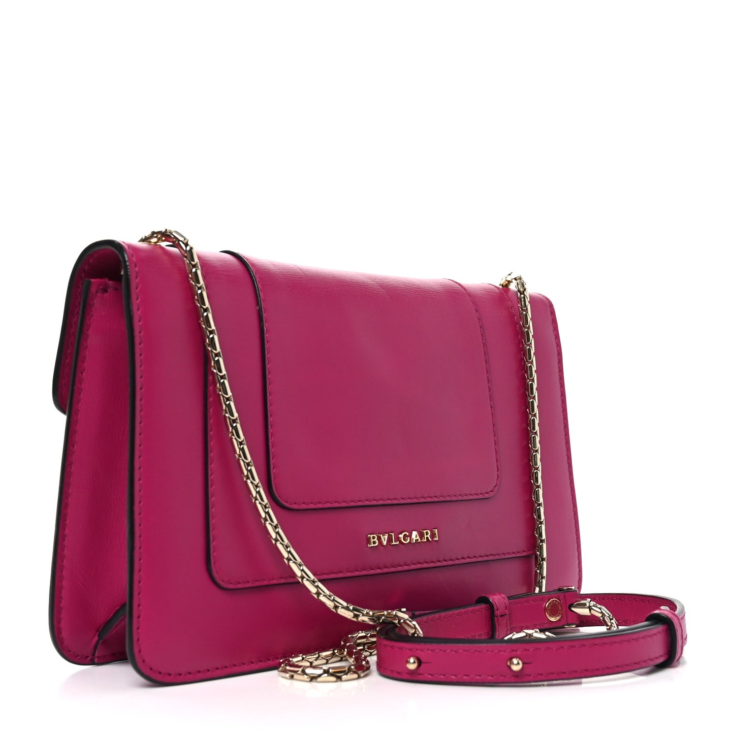 Calfskin Serpenti Forever Crossbody Bag Plum
