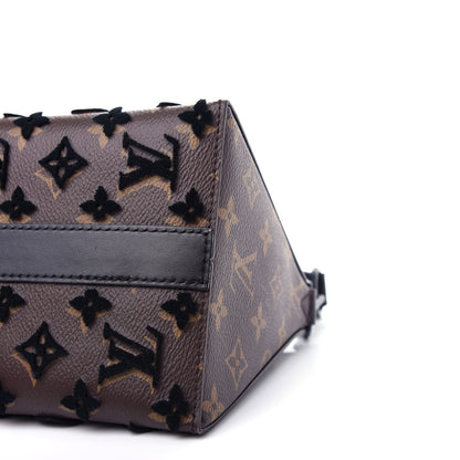 Louis Vuitton Monogram Tuffetage Triangle Messenger Black 10 of 12