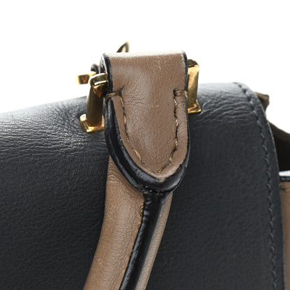 Celine Smooth Calfskin Suede Medium Tri-Color Trapeze Olive 9 of 14