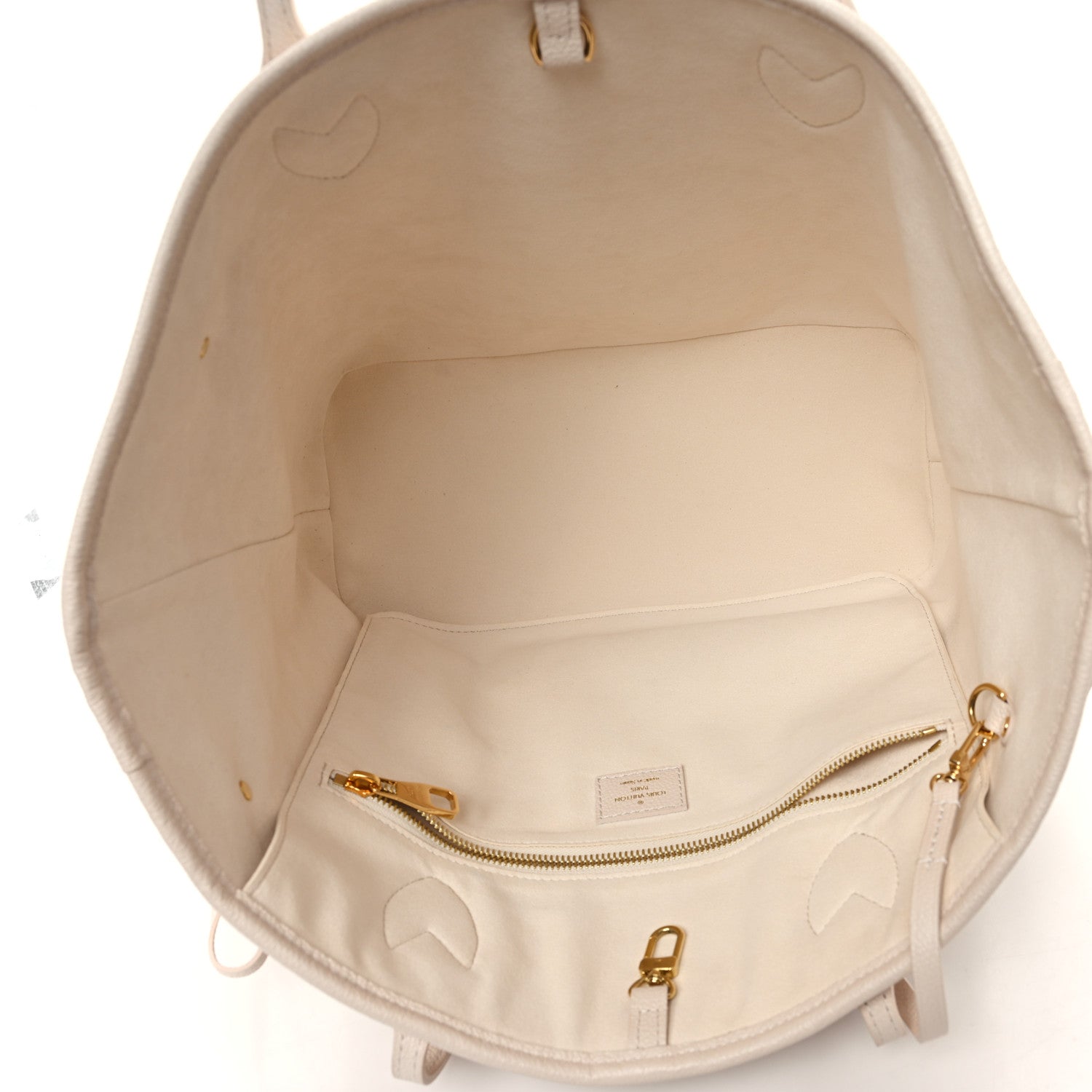 Louis Vuitton Empreinte Monogram Giant Neverfull MM Degrade Neutral 6 of 10