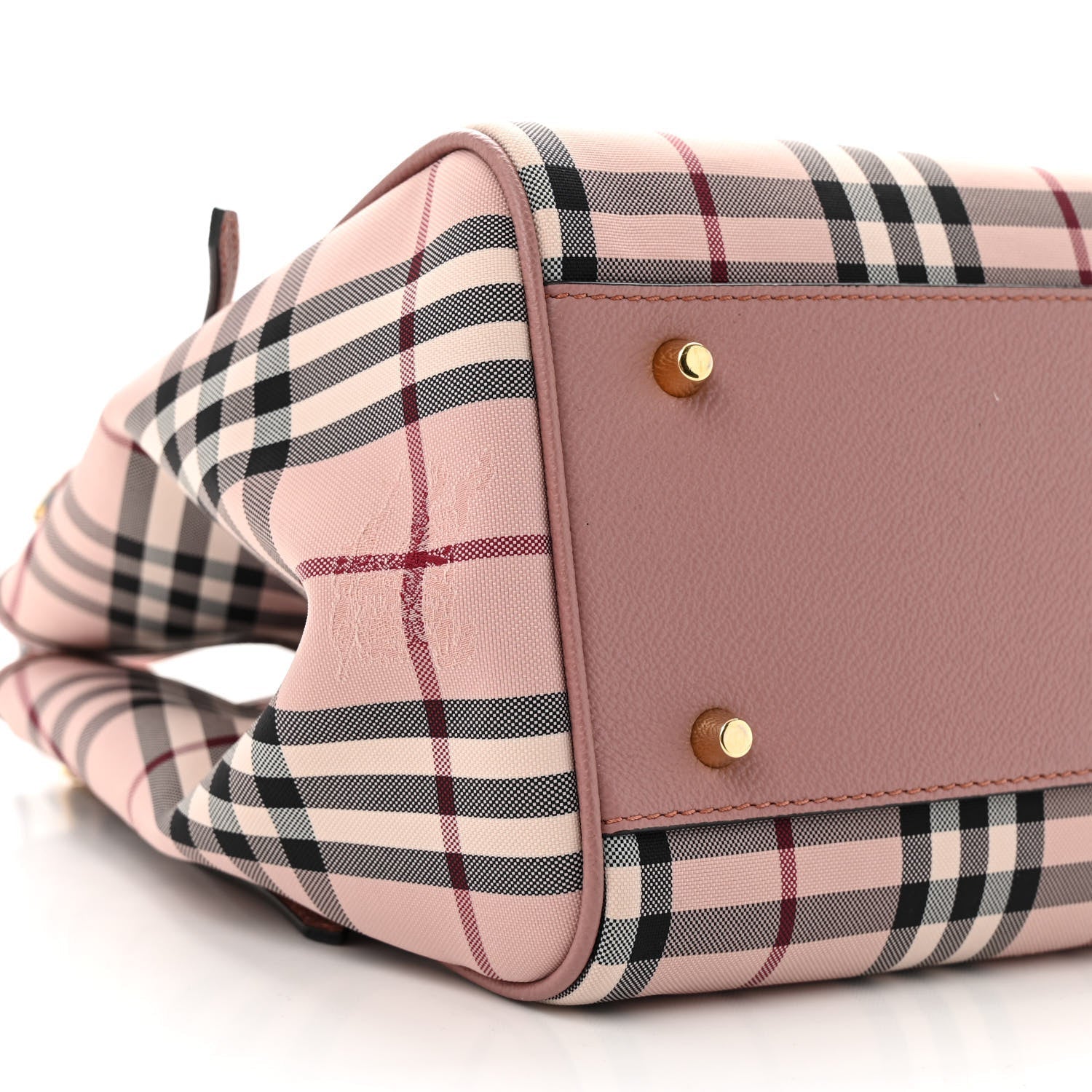 Burberry Haymarket Check Canterbury Tote Pink 7 of 9
