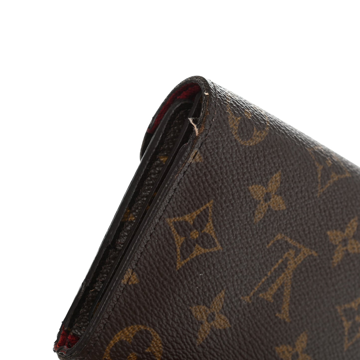 Monogram Josephine Wallet Red