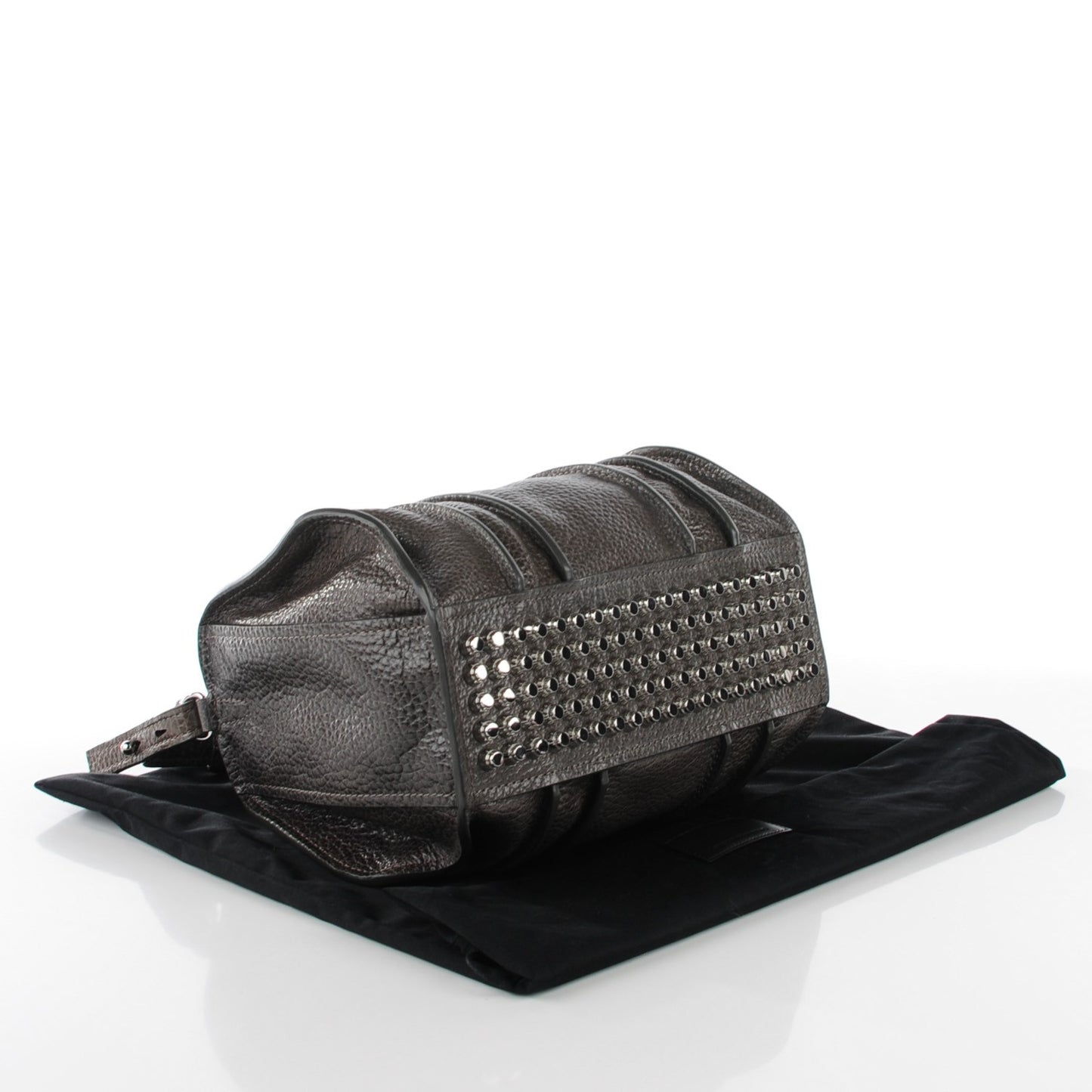Pebbled Lambskin Inside Out Rocco Gunpowder