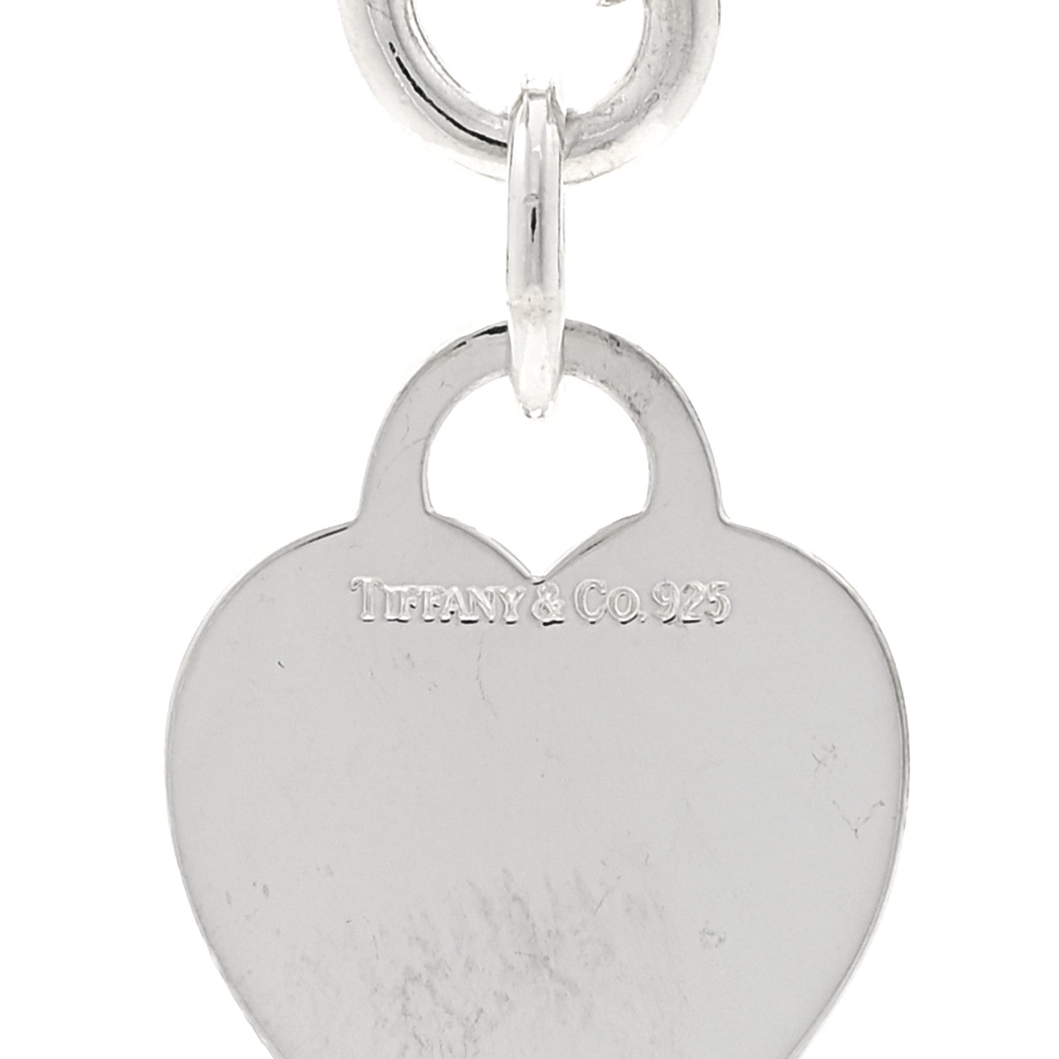 Tiffany Sterling Silver Heart Tag Toggle Necklace 5 of 5