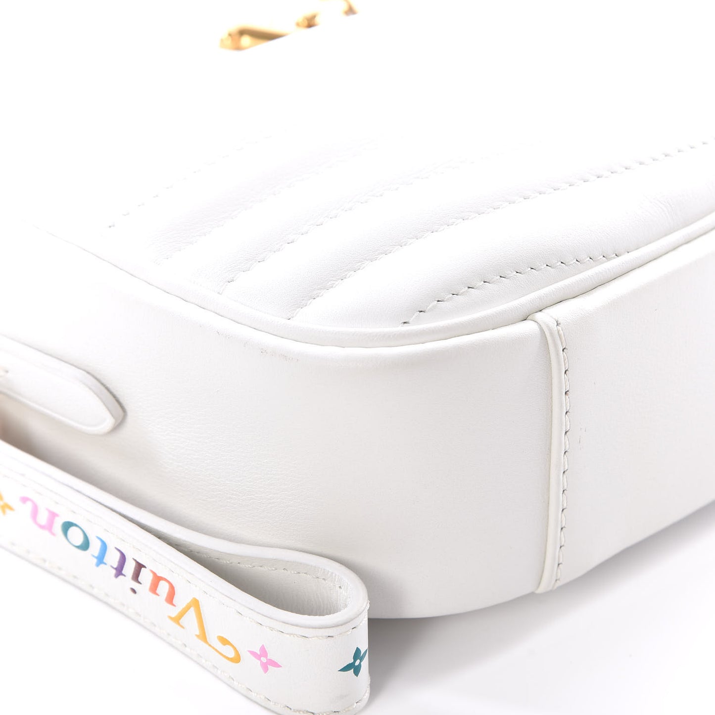 Calfskin New Wave Camera Bag White