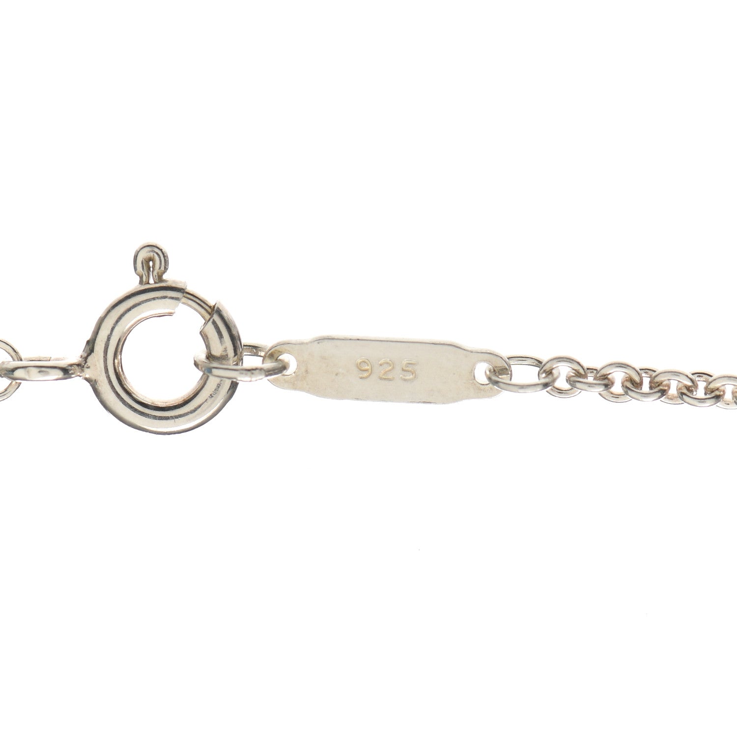 Tiffany Sterling Silver Mother of Pearl Return to Tiffany Pendant Necklace 4 of 6