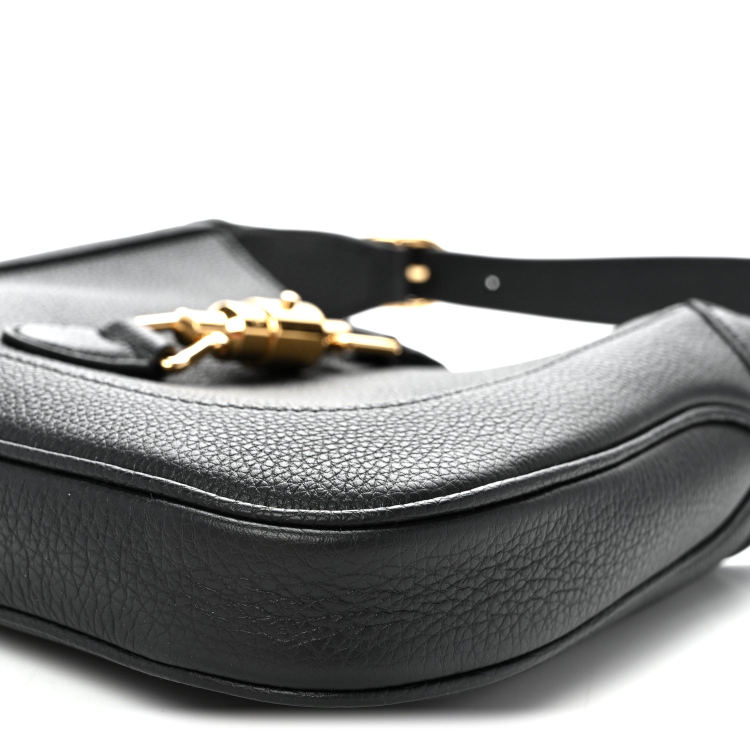 Gucci Grand Prix Calfskin Small Jackie 1961 Hobo Black 10 of 10
