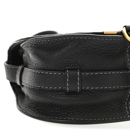 Chloe Calfskin Mini Marcie Round Crossbody Bag Black 9 of 13
