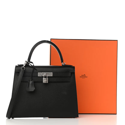 Hermes Epsom Kelly Sellier 28 Black 12 of 12