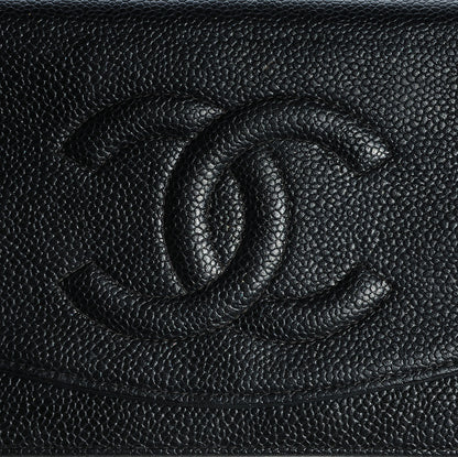 Chanel Caviar Timeless CC Wallet on Chain WOC Black 9 of 10