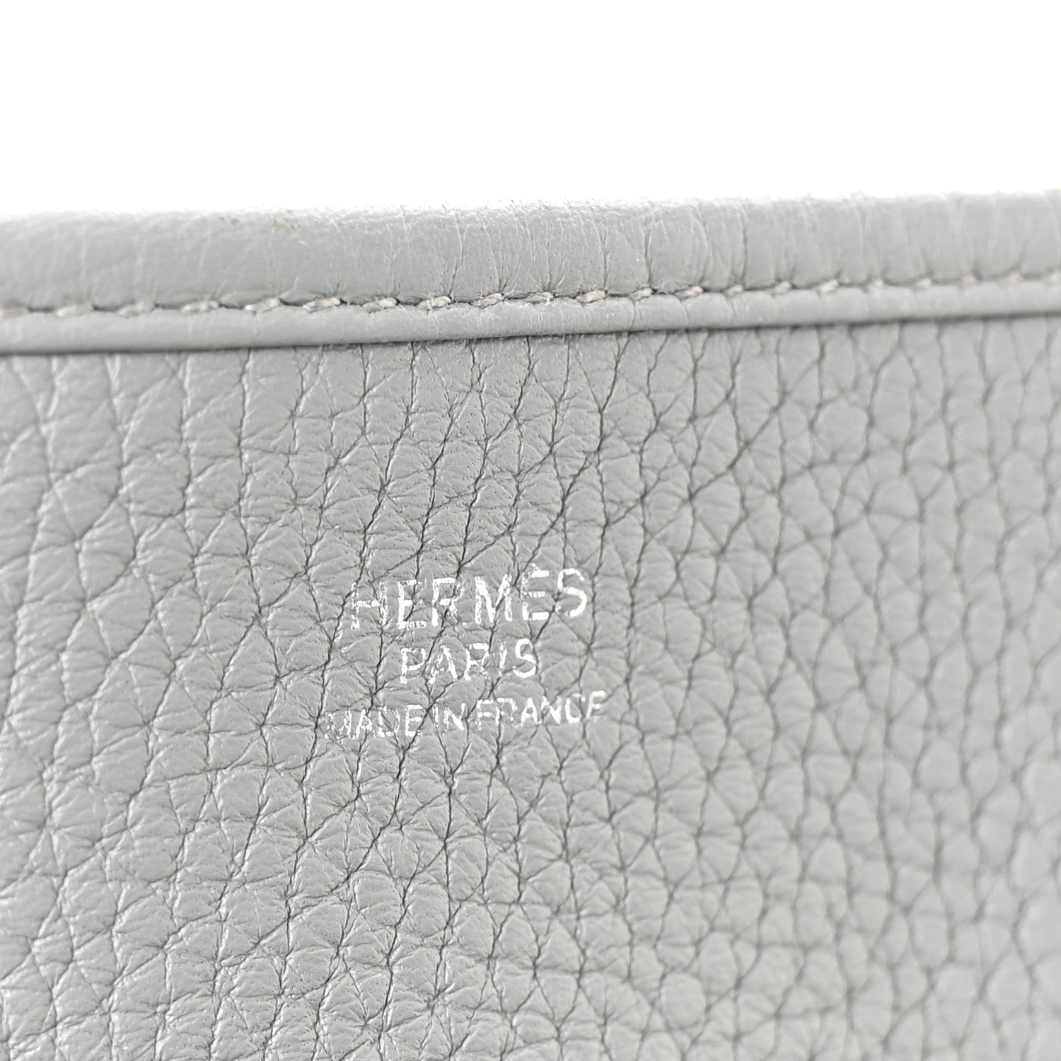 Hermes Taurillon Clemence EVELYNE III GM Gris Mouette 6 of 10