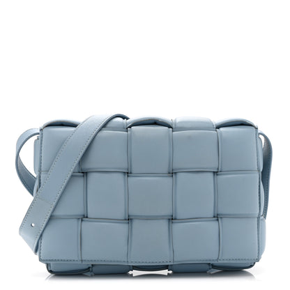 Bottega Veneta Nappa Maxi Intreccio Padded Cassette Crossbody Bag Ice 1 of 10