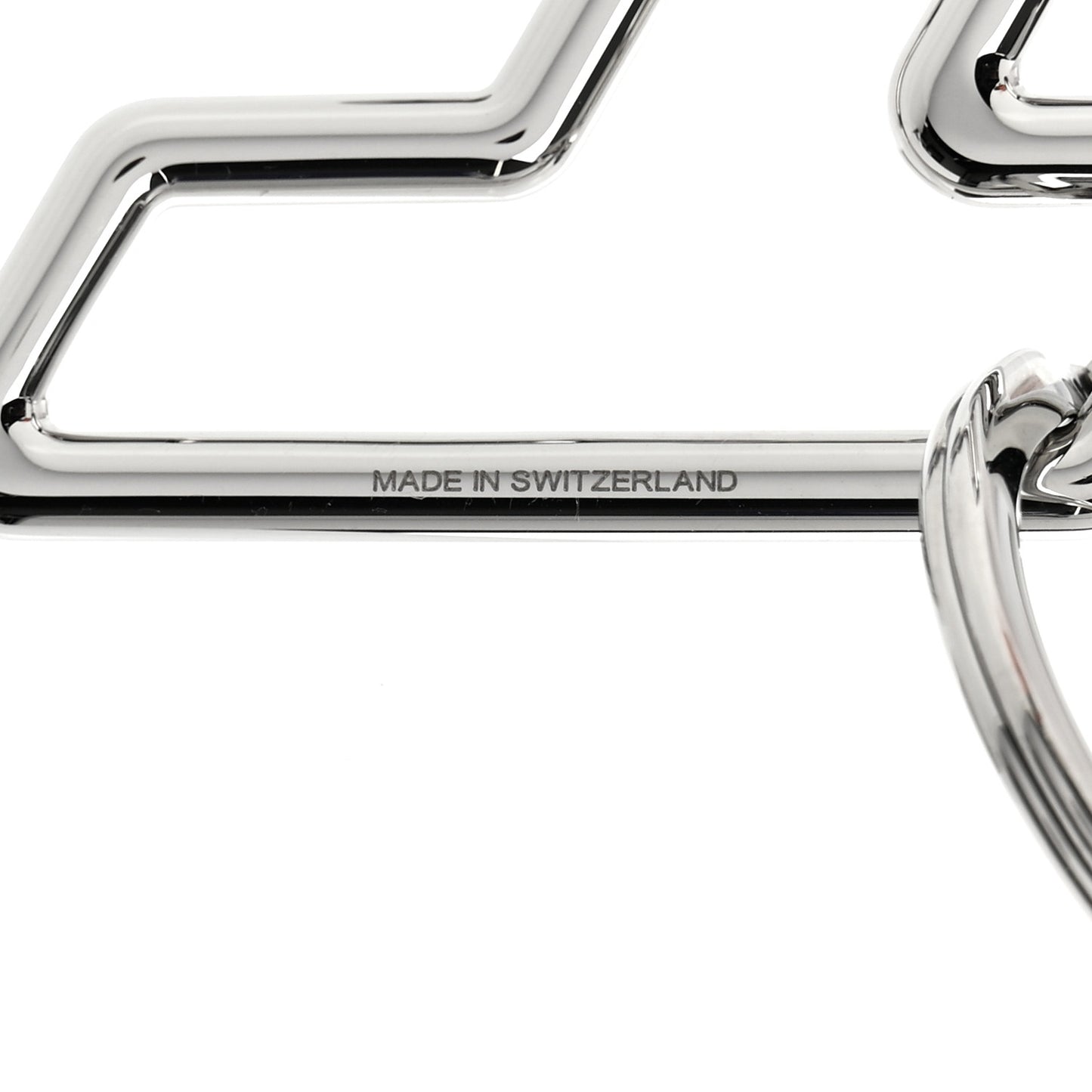 Stainless Steel H Too Speedy Key Ring