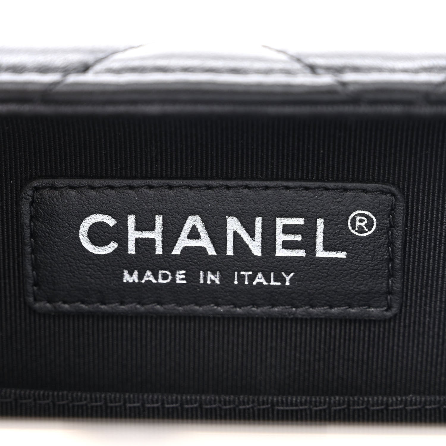 Chanel Quilted Lambskin Metal Bar Clutch Bag Black 6 of 12