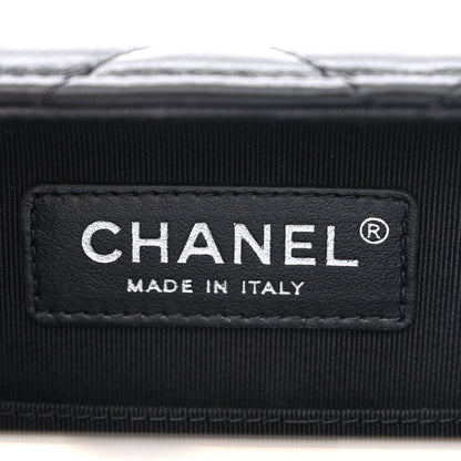 Chanel Quilted Lambskin Metal Bar Clutch Bag Black 6 of 12