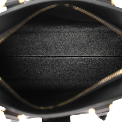 Saint Laurent Calfskin Monogram Baby Cabas Black 5 of 11