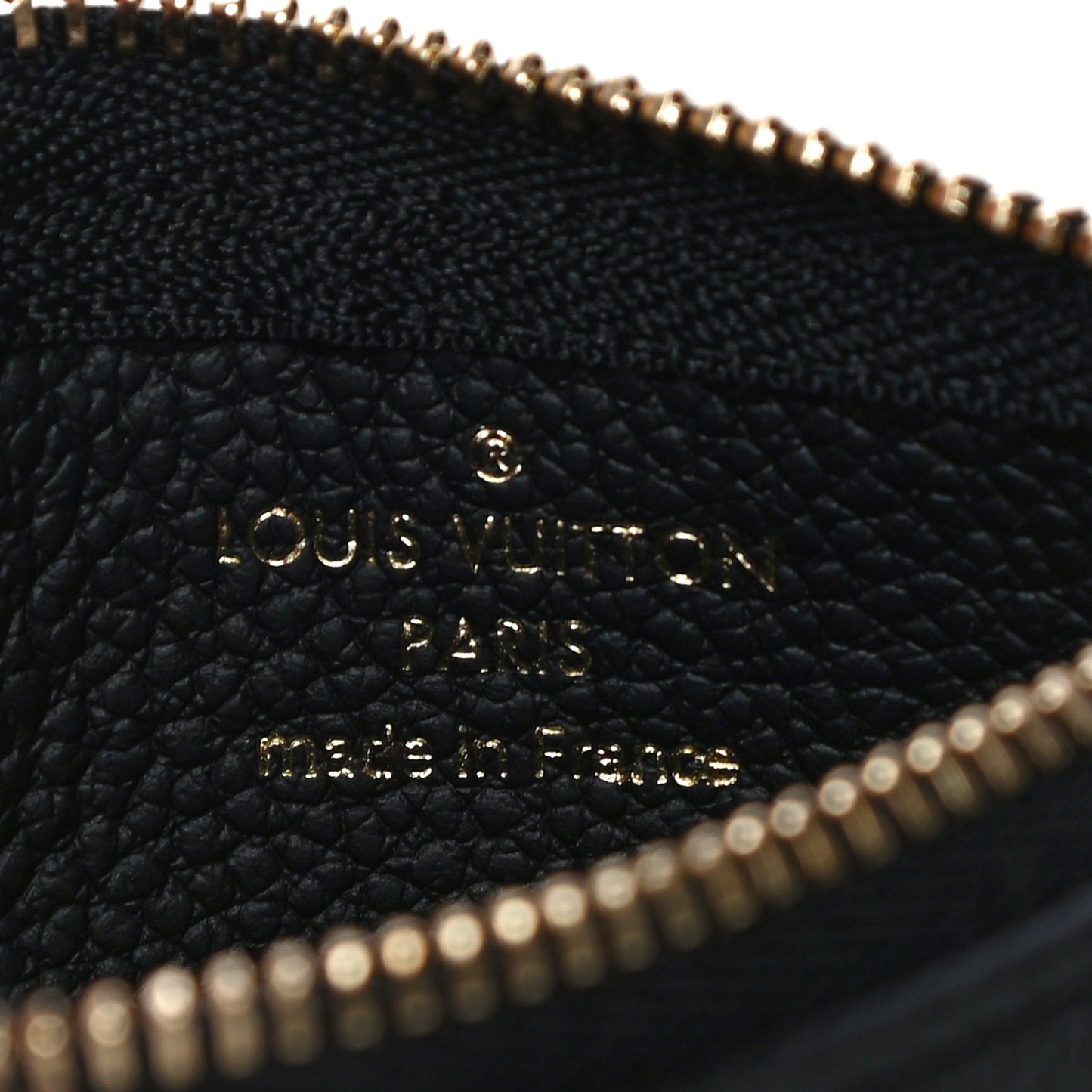 Empreinte Monogram Giant Key Pouch Black Beige