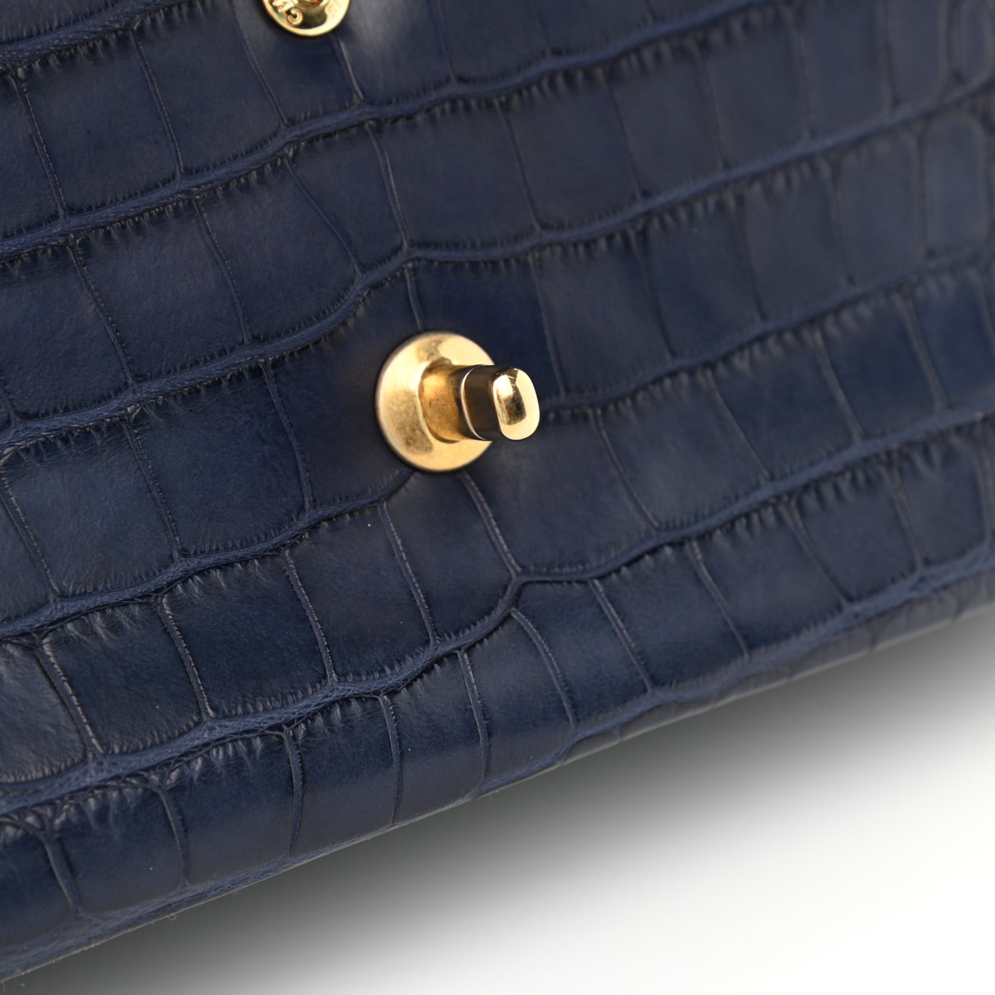 Alligator Jumbo Double Flap Blue
