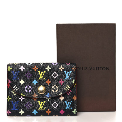 Louis Vuitton Monogram Multicolor Business Card Holder Black Grenade 7 of 7