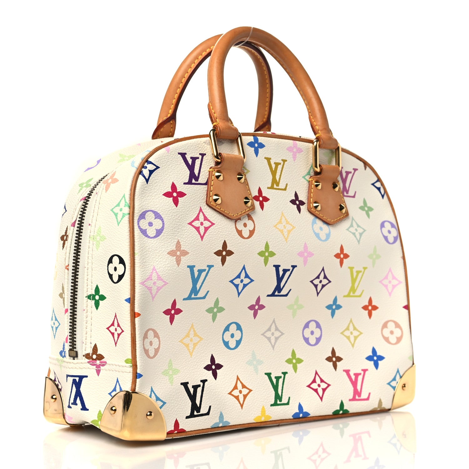 Louis Vuitton Monogram Multicolor Trouville White 3 of 7