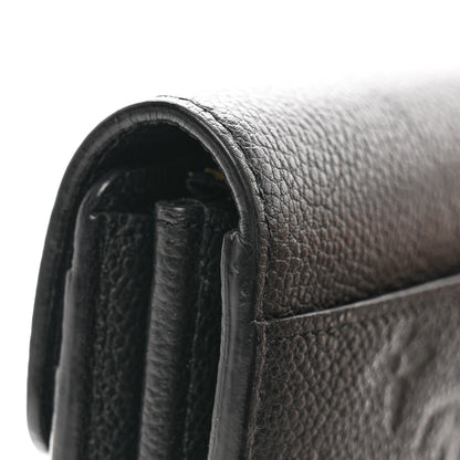 Louis Vuitton Empreinte Sarah Wallet NM Black 7 of 8