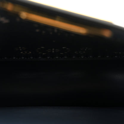 Fendi Calfskin Shiny Nappa Laser Rate Bandana Small Peekaboo I SEE U Satchel Myrtle 6 of 10