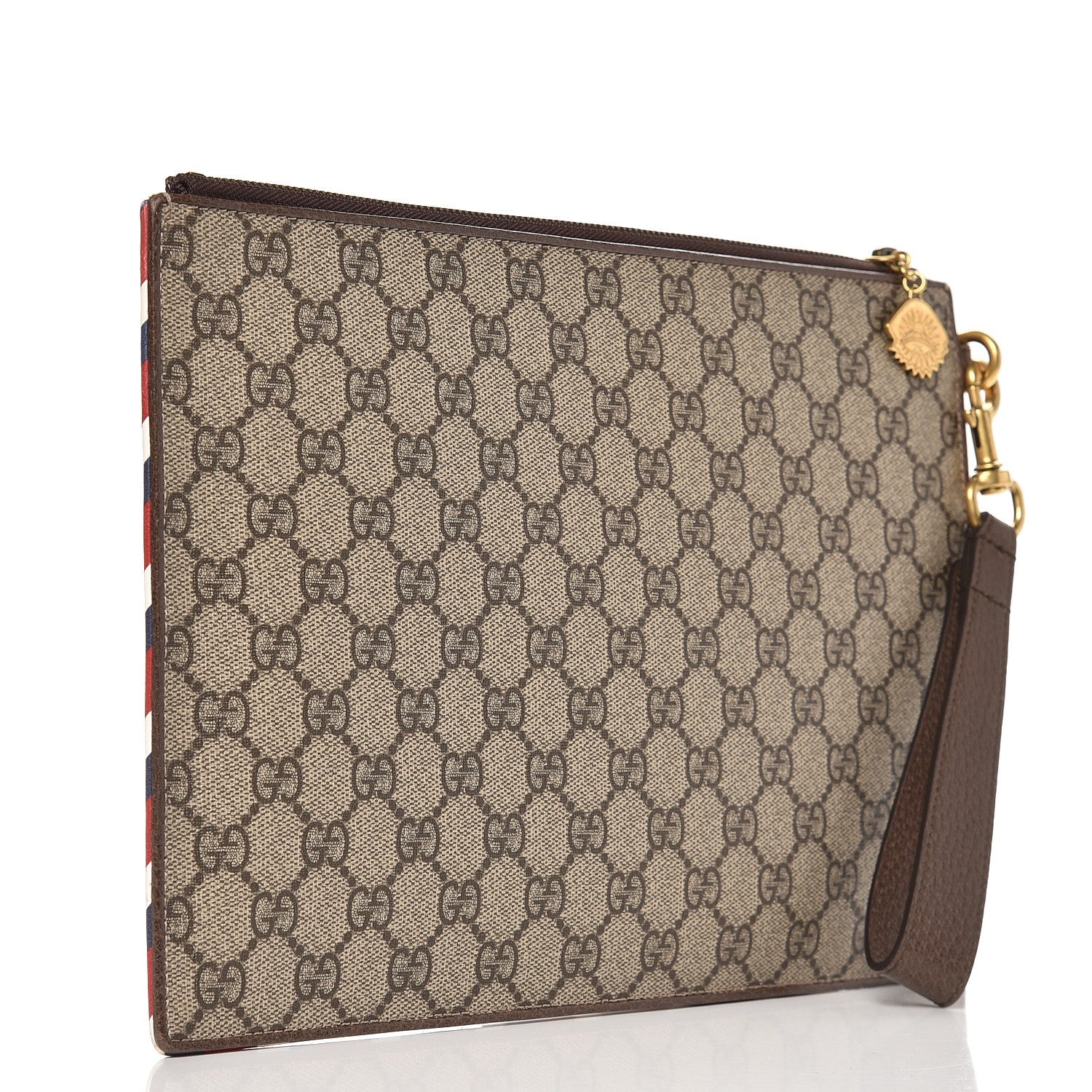 Gucci GG Supreme Monogram Courrier Documents Holder Beige New Acero 3 of 10