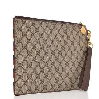 Gucci GG Supreme Monogram Courrier Documents Holder Beige New Acero 3 of 10