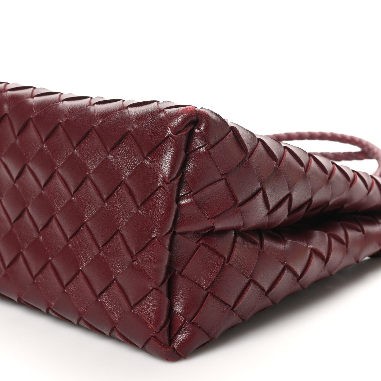 Bottega Veneta Nappa Intrecciato Small Andiamo Shoulder Bag Barolo 9 of 10
