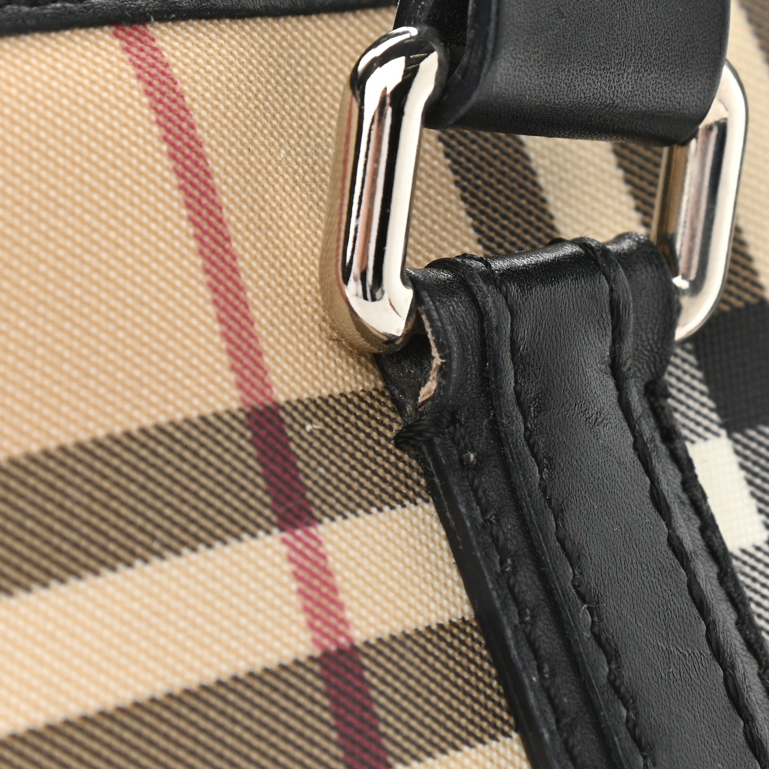 Burberry House Check Buckle Tote Black 13 of 14