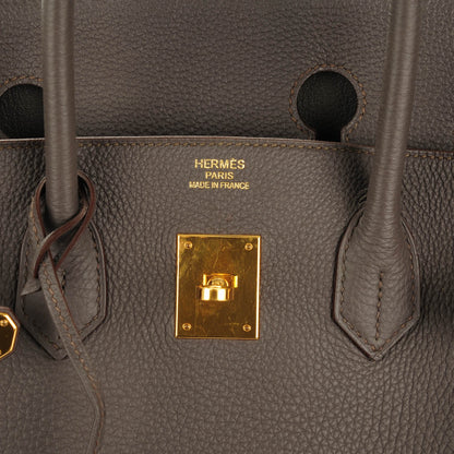 Hermes Togo Birkin 35 Etain 12 of 21