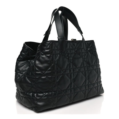 Christian Dior Calfskin Macrocannage Large Toujours Black 4 of 12