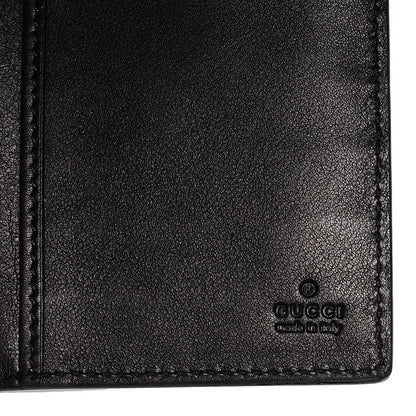 Gucci Guccissima Avel Continental Flap Wallet Black 6 of 8