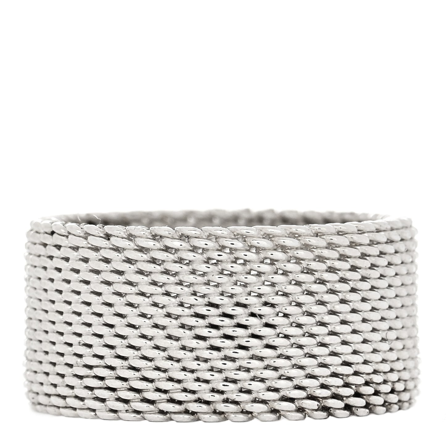 Sterling Silver Somerset Mesh Ring 50 5.25