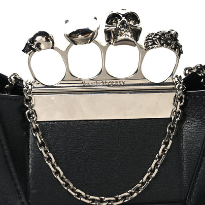 Alexander McQueen Calfskin Mini The Jeweled Hobo Black 8 of 11