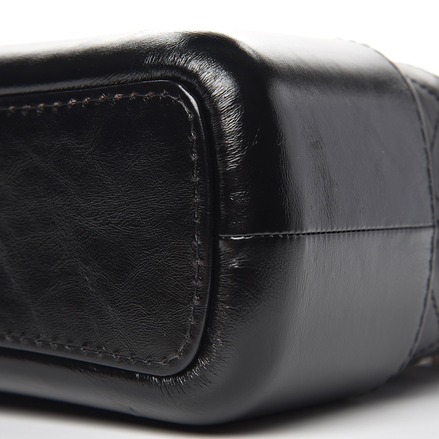 Chanel Aged Calfskin Quilted Medium Gabrielle Hobo Black 10 of 11