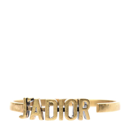 Christian Dior Metal J'Adior Bracelet Cuff Gold 1 of 5
